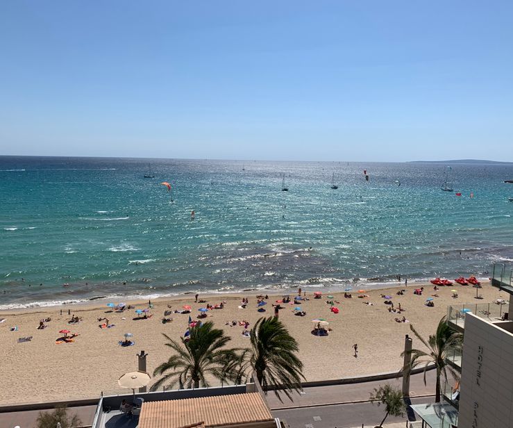 Utsikt fra Hotel Palma Beach